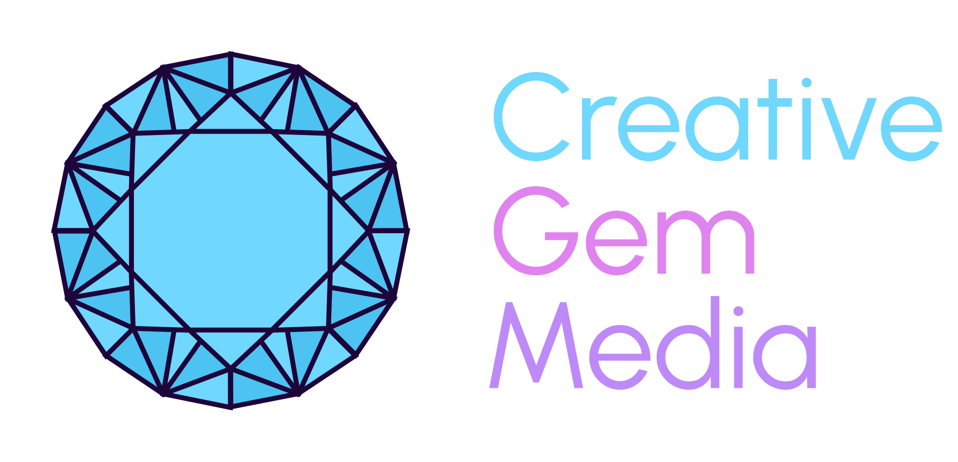 Creative Gem Media logo.